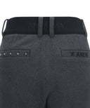 ANEW GOLF Women's Essentials Fleece Boots Cut Long Pants  - Charcoal Gray