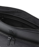 ANEW Golf Uni Jacquard Pattern Clutch Bag - Black