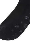 Women's Ribbon Knee Socks - Black