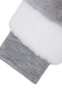 Women's Mitten Gloves - Gray