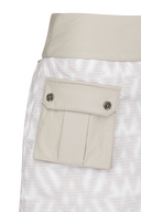 Women's WI Logo Pattern Padded Skirt - Beige