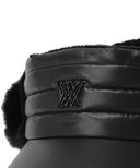 Woven Stitch Earring Cap - Black