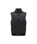 Men's Panel Down Vest - Grey