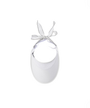 Women's Centre Ribbon Visor - White