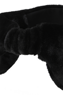 Women's Fur Visor - Black