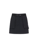 Out Cago Pocket Skirt - Black