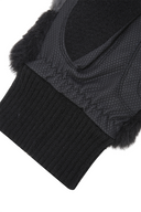Women's Mitten Gloves - Black