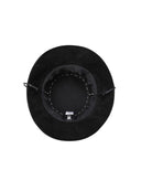 ANEW GOLF Monogram Suede Bucket Hat - Black