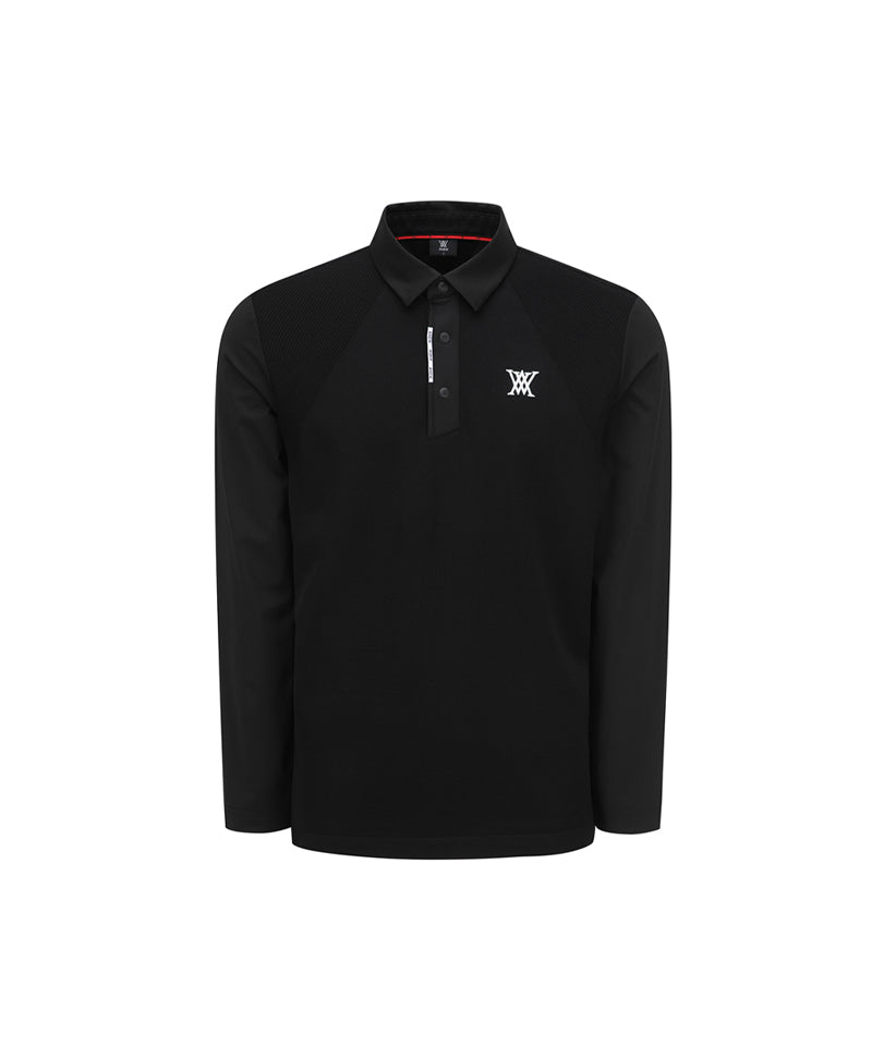 Anew Golf Men's SP Hybrid Long T-Shirt - Black – Anew Golf USA