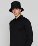 Unisex Lettering Bucket Hat - Black