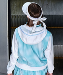 Women's Centre Ribbon Visor - White