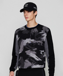 Men's WI Brushstroke Windproof Sweater - Black