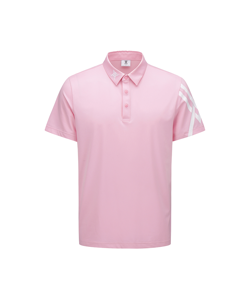 GG Men's Sleeve Print Short Sleeve T-Shirt - L/Pink – Anew Golf USA