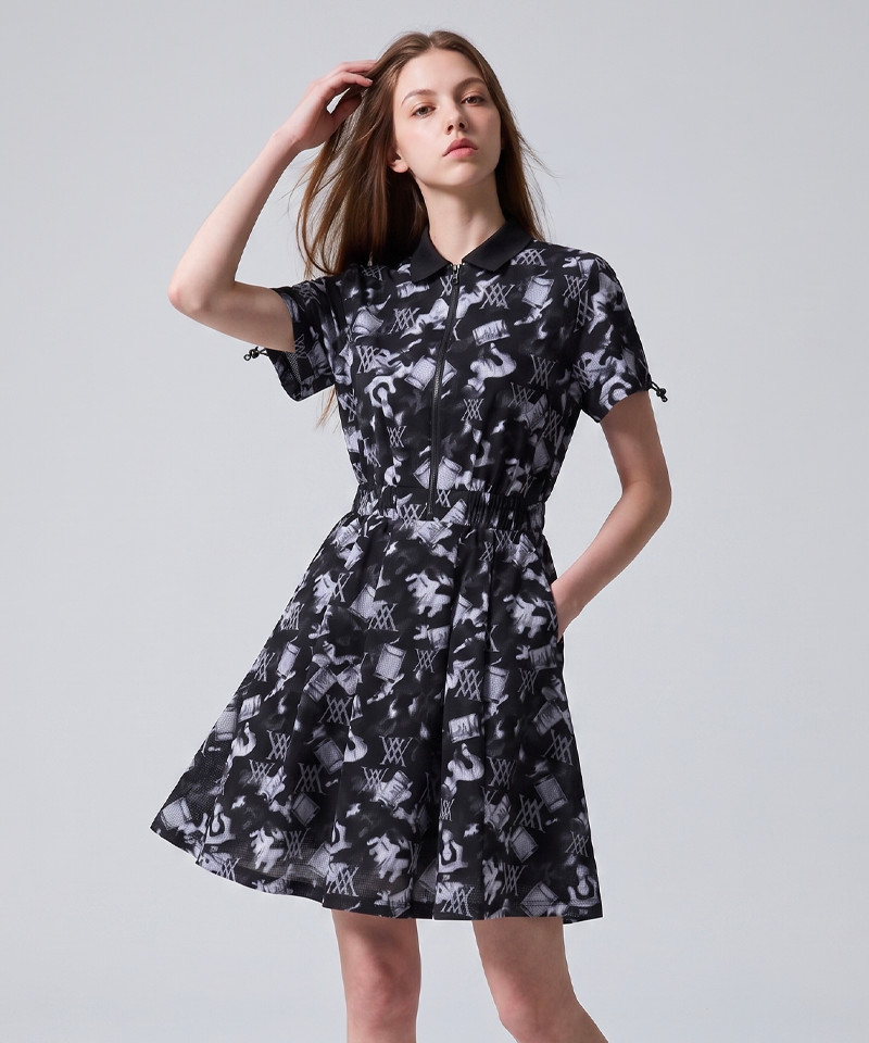 Women's Unbalance Golf Dress, Dark Grey | ANEW – Anew Golf USA