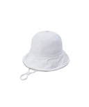 Women's Logo Unbalanced Bucket Hat - White