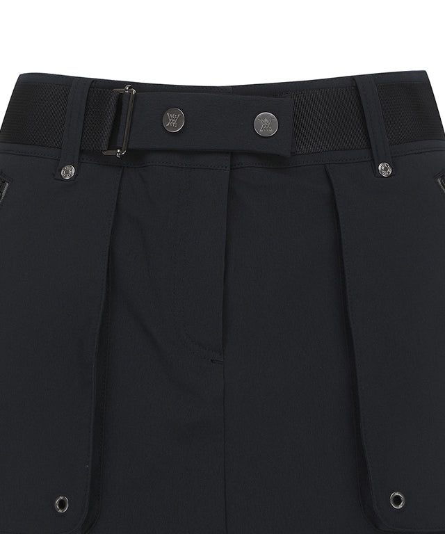 Out Cago Pocket Skirt - Black