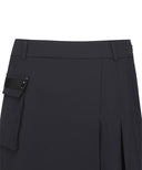 Out Pocket Point A-Line Skirt - Black