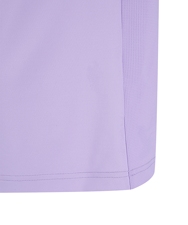 Men's Back Triangular Point Short T-Shirt - Lavender