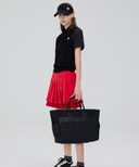 Unisex Big Pocket Tote Bag - Black