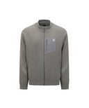 Men's Windproof Pocket Sweater Cardigan - Dark Grey