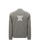 Men's Windproof Pocket Sweater Cardigan - Dark Grey