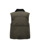 Women's Utility Down Vest - Dark Khaki