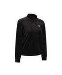 Women's Corduroy Middle Length T-Shirt - Black