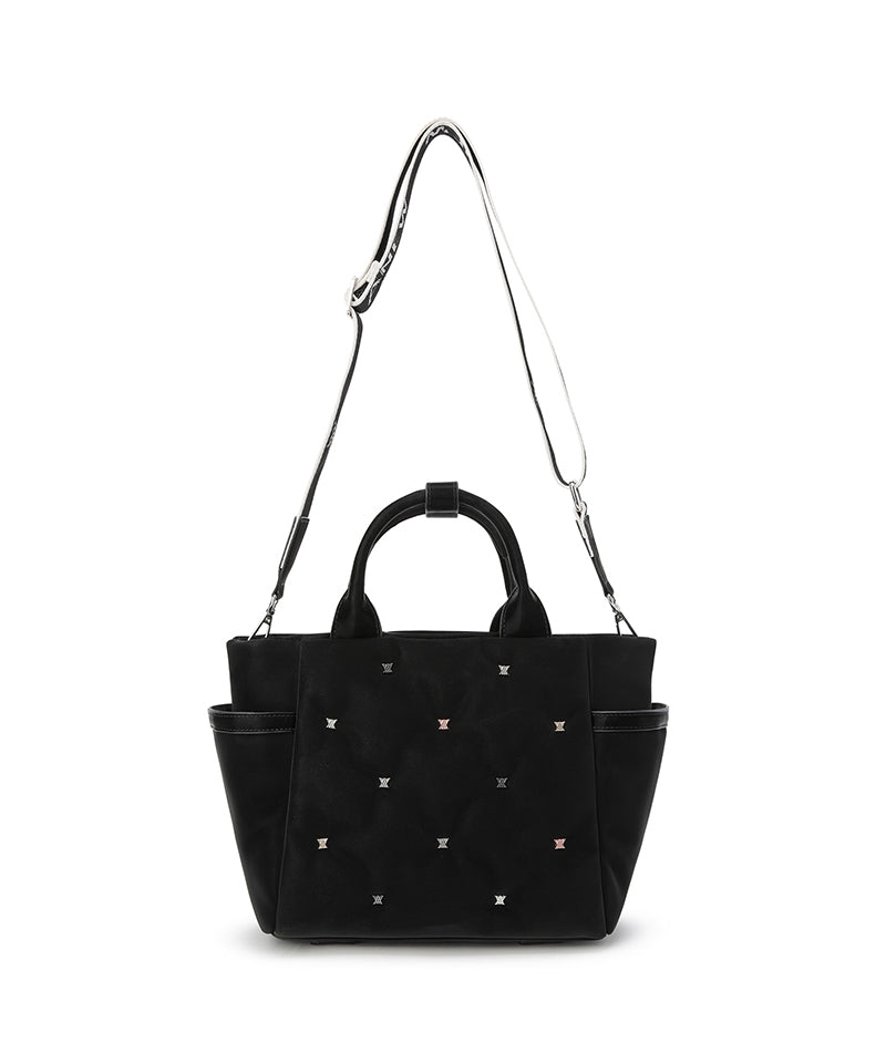Twinkle Quilted Golf Tote Bag, Black | ANEW – Anew Golf USA