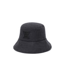 Uni Logo Stitch Padded Bucket Hat - Dark Gray