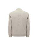 Men's Woven Hybrid Sweater Cardigan - Khaki Beige