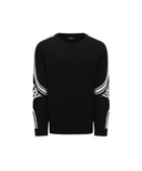 Men's Logo Sleeve Crewneck Sweater - Black
