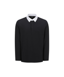 Men's Contrast Collar T-Shirt - Black