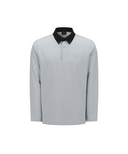Men's Contrast Collar T-Shirt - Light Grey