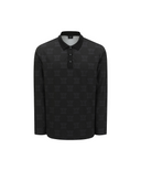 Men's Logo Pattern T-Shirt - Black