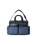 Uni Color Block Boston Bag - Navy