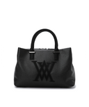Uni Double Pocket Tote Bag - Black