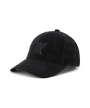 Uni Suede Logo Cap - Black