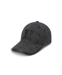 Uni Logo Stitch Peach Cap - Dark Grey