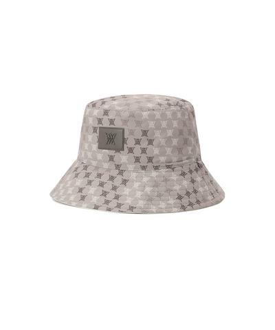 Uni Logo Mosaic Reversible Bucket Hat - White