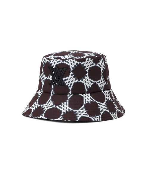 Uni Seasonal Pattern Bucket Hat - Brown – Anew Golf USA