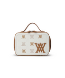 Uni Logo Stitch Square Pouch - Ivory
