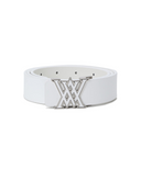 Women's Double Belt - White