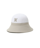 Women's Fabric Mix Bucket Hat - White