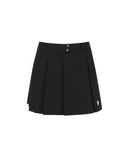 Women's Pleated Half Pants - Black