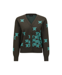 Women's Logo Knit Cardigan - Khaki