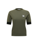 Women's Transition Short Sleeve Sweater - Khaki