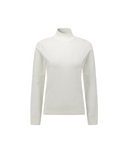 Women's Logo Pattern Turtleneck Sweater - Off White
