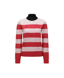 Women's Logo Pattern Turtleneck Sweater - Pink