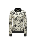 Women's Seasonal Pattern Collar Sweater - Off White