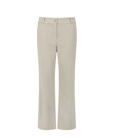 Women's Essential Boot Cut Pants - Khaki Beige